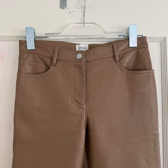 Aritzia Vegan Leather Pants - Picture 4 of 7